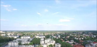 Wołomin z lotu ptaka lipiec 2015