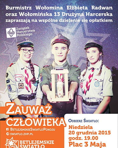 Betlejemskie Światło Pokoju 2015