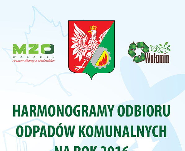 Wołomin. Harmonogram odbioru odpadów 2016