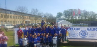 Młodzi piłkarze Wichru w Danii