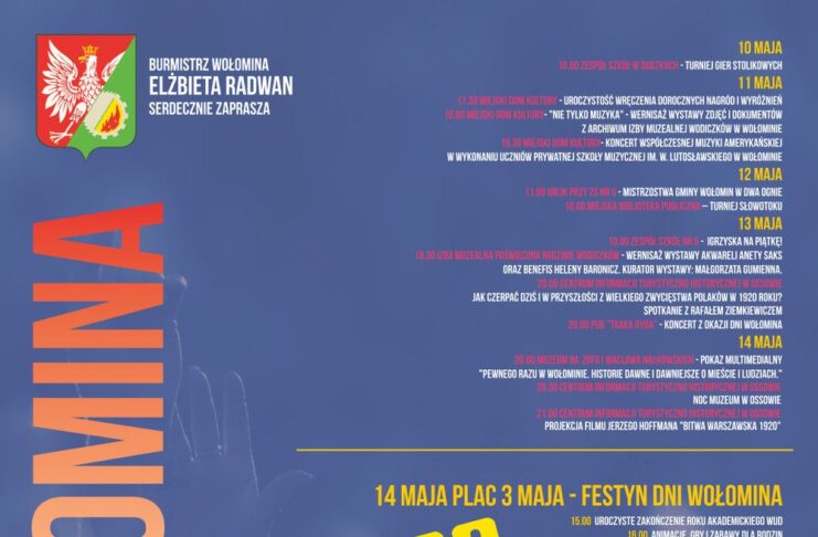 Rozpiska imprez w ramach DNI WOŁOMINA