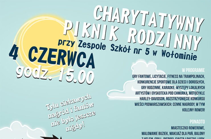 Charytatywny Piknik Rodzinny w ZS 5 w Wołominie