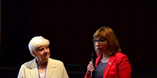 Pani Burmistrz na wykładzie WUTW