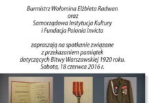 Przekazanie pamiątek w Ossowie