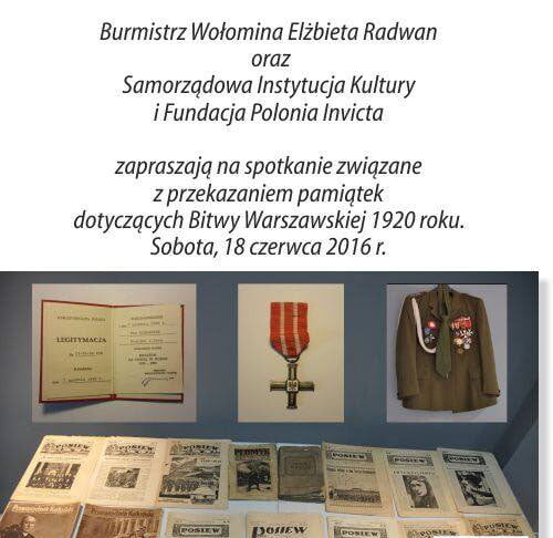 Przekazanie pamiątek w Ossowie