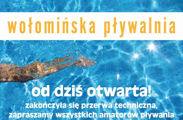 Pływalnia otwarta po przerwie