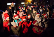 Rozświetlenie choinki miejskiej