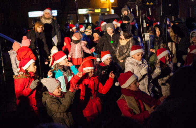 Rozświetlenie choinki miejskiej