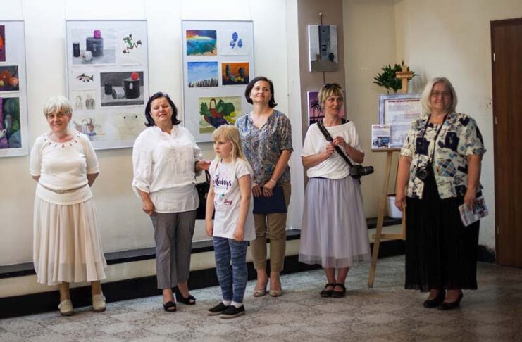 Wernisaż wystawy prac sekcji MDK