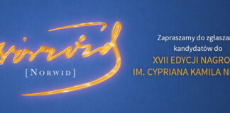 Zgłoszenia do Nagrody im. Cypriana Kamila Norwida