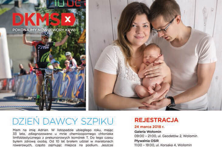 Akcja rejestracji potencjalnych dawców komórek macierzystych krwi i szpiku