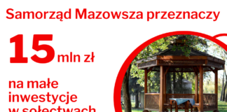 PONAD 15 MLN ZŁ DLA SOŁECTW OD SAMORZĄDU WOJEWÓDZTWA