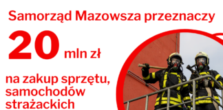 Mazowsze wspiera strażaków