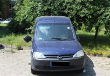 Skradziony w Wyszkowie Opel znaleziony w Wołominie