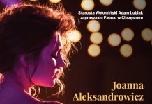Zaproszenie na koncert Joanny Aleksandrowicz / Pałac w Chrzęsnem